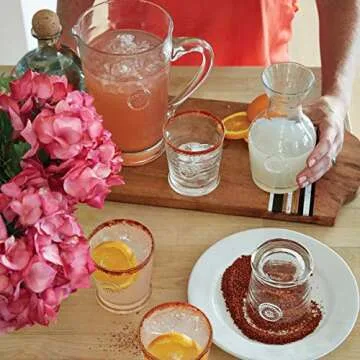 Juliska Berry & Thread Glass Pitcher