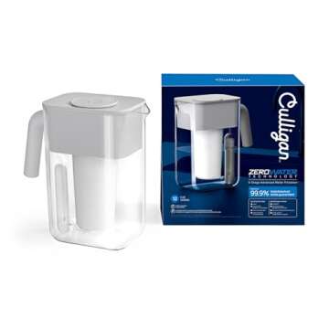 Culligan with ZeroWater Technology 12-Cup Water Filter Pitcher for Pure Hydration