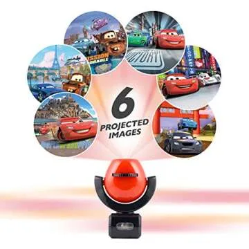 Pixar Cars Kids Night Light Projector for Bedrooms