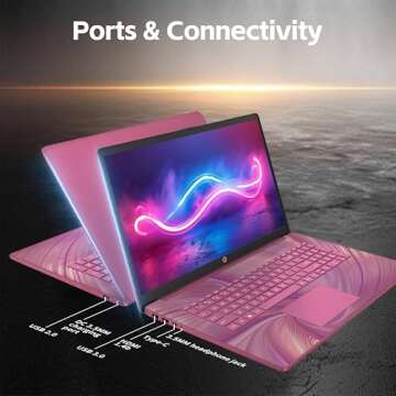 HP 17 Laptop - Powerful Performance & Touchscreen Display