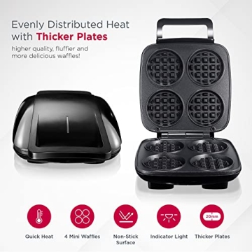 Buy mywaffle Classic Waffle Maker for Quick & Easy Meals