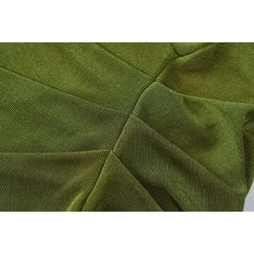 Charfille Women Sexy Semi Sheer Sleeveless Mock Turtleneck Jersey Ruched Thigh Slit Bodycon Maxi Dress for Party Club Night(Green, M)