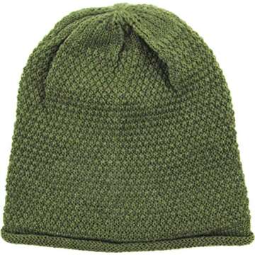 KBW-253 Unisex Waffle Knit Beanie for Winter Warmth