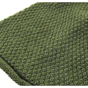 KBW-253 Unisex Waffle Knit Beanie for Winter Warmth