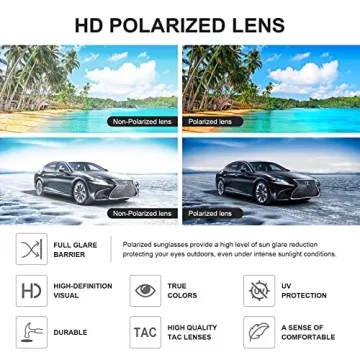 Ougenni Vintage Polarized Sunglasses 3 Pack for UV Protection