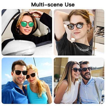 Ougenni Vintage Polarized Sunglasses 3 Pack for UV Protection