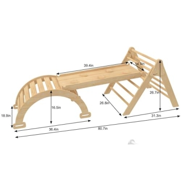 Avenlur Hazel 5-in-1 Montessori Indoor Climbing Gym for Kids