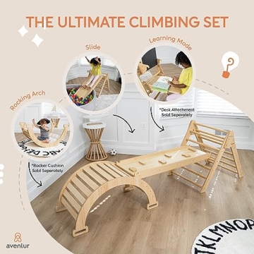Avenlur Hazel 5-in-1 Montessori Indoor Climbing Gym for Kids