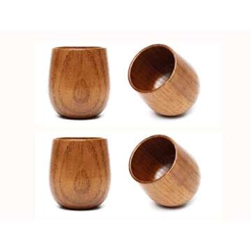 Wooden Tea Cups from JKL - Natural and Elegant Design