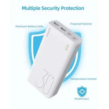 ROMOSS Sense8+ 30000mAh Portable Charger with USB C