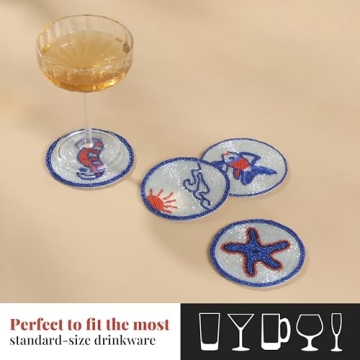 Shop Folkulture Beaded Coasters for Stylish Home Decor