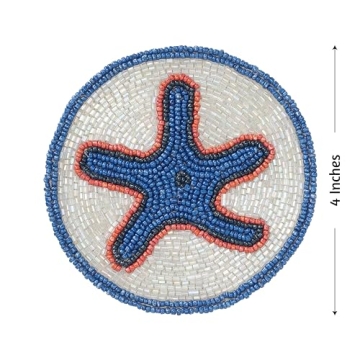 Shop Folkulture Beaded Coasters for Stylish Home Decor