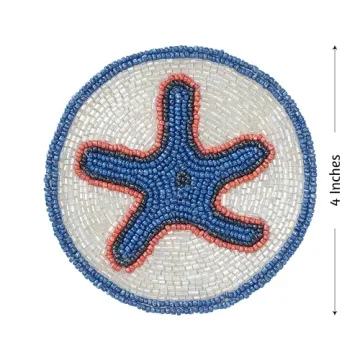 Shop Folkulture Beaded Coasters for Stylish Home Decor