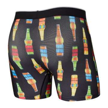 Saxx Men's Underwear – Volt Breathable Mesh Boxer Briefs with Built-in Pouch Support - Underwear f...