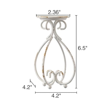 SOFE Farmhouse Cast Iron Candle Holder – Rustic Decor