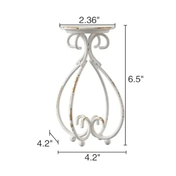 SOFE Farmhouse Cast Iron Candle Holder – Rustic Decor