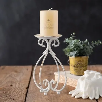 SOFE Farmhouse Cast Iron Candle Holder – Rustic Decor