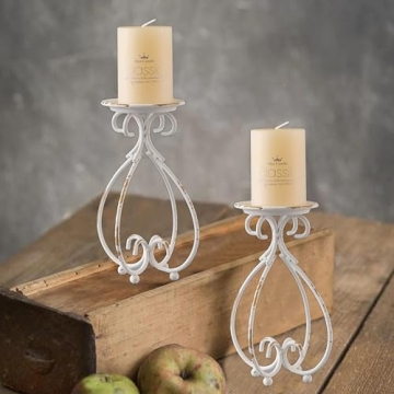 SOFE Farmhouse Cast Iron Candle Holder – Rustic Decor