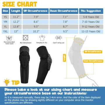 Kids Compression Knee & Elbow Pads for Sports