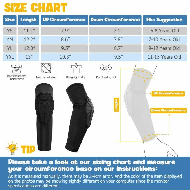 Kids Compression Knee & Elbow Pads for Sports