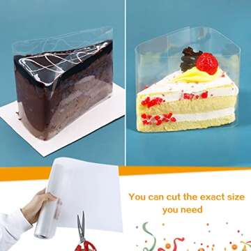 YQL Cake Collar Roll 10 Inch Acetate Sheet for Baking