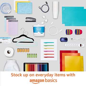 Amazon Basics Multipurpose Copy Printer Paper, 5000 Sheets