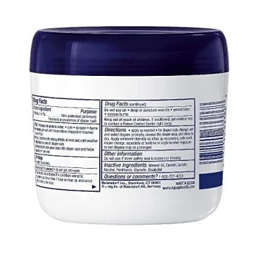 Aquaphor Baby Healing Ointment Advanced Therapy Skin Protectant, Dry Skin and Diaper Rash Ointment, 14 Oz Jar