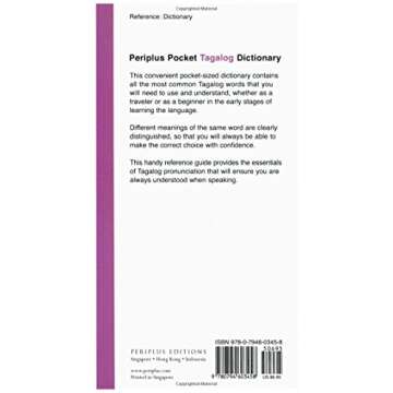 Pocket Tagalog Dictionary: Tagalog-English English-Tagalog (Periplus Pocket Dictionaries)