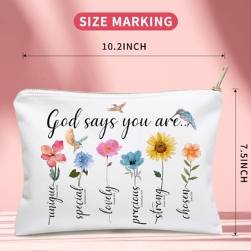 Christian Inspirational Makeup Bag - Affirmation Gifts
