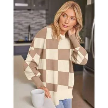 EFAN Oversized Sweater - Trendy Fall Pullover for Women