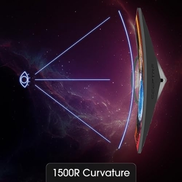 24.5" Curved Gaming Monitor 240Hz Refresh Rate