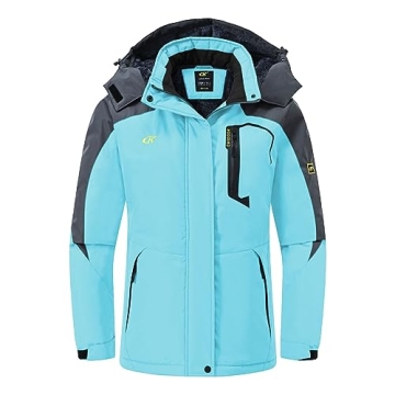 Pdbokew Women's Skiing Snowboarding Jacket - Warm & Waterproof