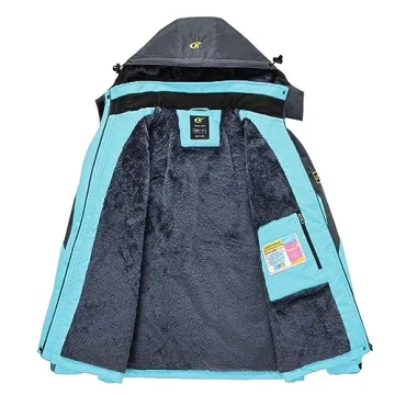 Pdbokew Women's Skiing Snowboarding Jacket - Warm & Waterproof