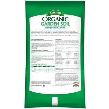 Espoma Organic Vegetable & Flower Garden Soil Natural and Organic in Ground Planting Mix. Use when P...