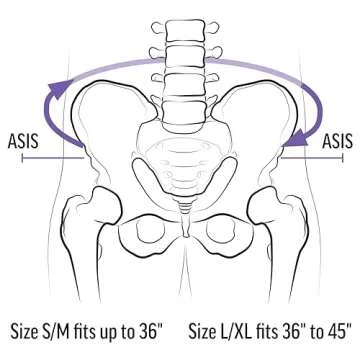 OPTP Maternity SI-LOC Support Belt – Comfortable Compression Pelvic Support Belt For Pregnancy and Postpartum SI Joint Belts for Women – Small/Medium