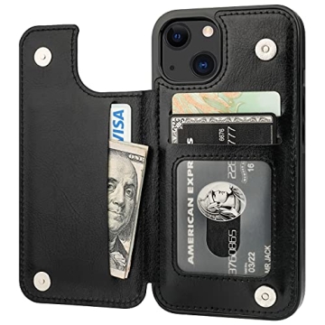 ONETOP iPhone 13 Wallet Case - Stylish Protection & Convenience