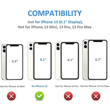 ONETOP iPhone 13 Wallet Case for Stylish Protection