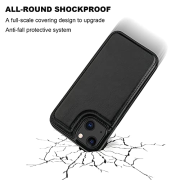 ONETOP iPhone 13 Wallet Case for Stylish Protection