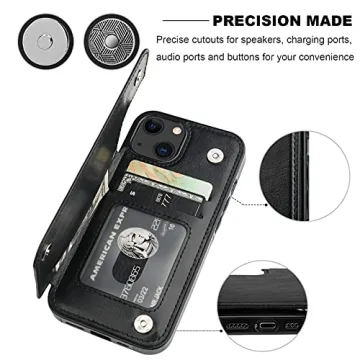 ONETOP iPhone 13 Wallet Case for Stylish Protection