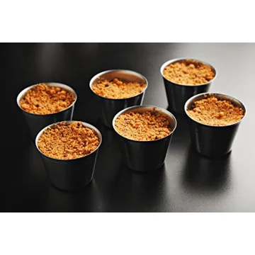 Elegant Stainless Steel Ramekins for Sauces & Snacks