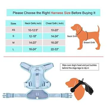 Petmolico Dog Harness for Small Dogs - Cute & Adjustable Vest with Reflective Design