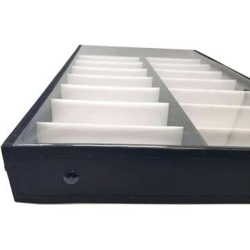 OWL 16 Pcs Sunglasses and Watches Display Case Holder