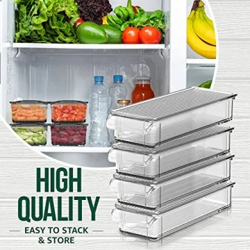 YANs Bamboo Cutting Board Set with Containers for Meal Prep