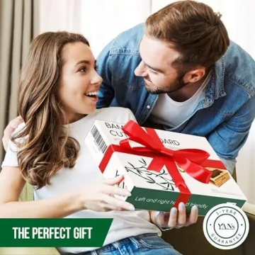 YANs Bamboo Cutting Board Set with Containers for Meal Prep