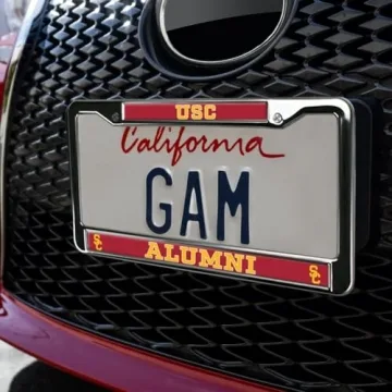 USC Alumni Durable License Plate Frame - Metal Design
