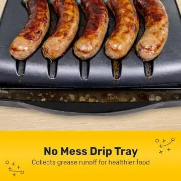 5-Link Electric Grill for Brats and Sausages