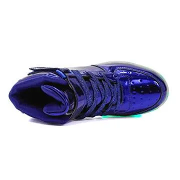 Voovix Kids LED Light Up USB Charging Sneakers for Fun