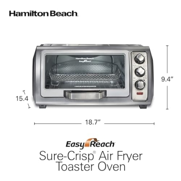 Hamilton Beach Easy Reach Air Fryer Toaster Oven