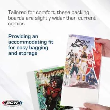 BCW Current Comic Book Backing Boards - Premium Protection