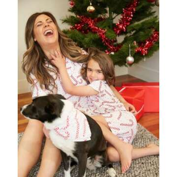 Awoscut Matching Family Christmas Pajamas Short Sleeve Tops and Shorts Set for Family Couples Adult Kids Sleepwear (Men, XXL, White)